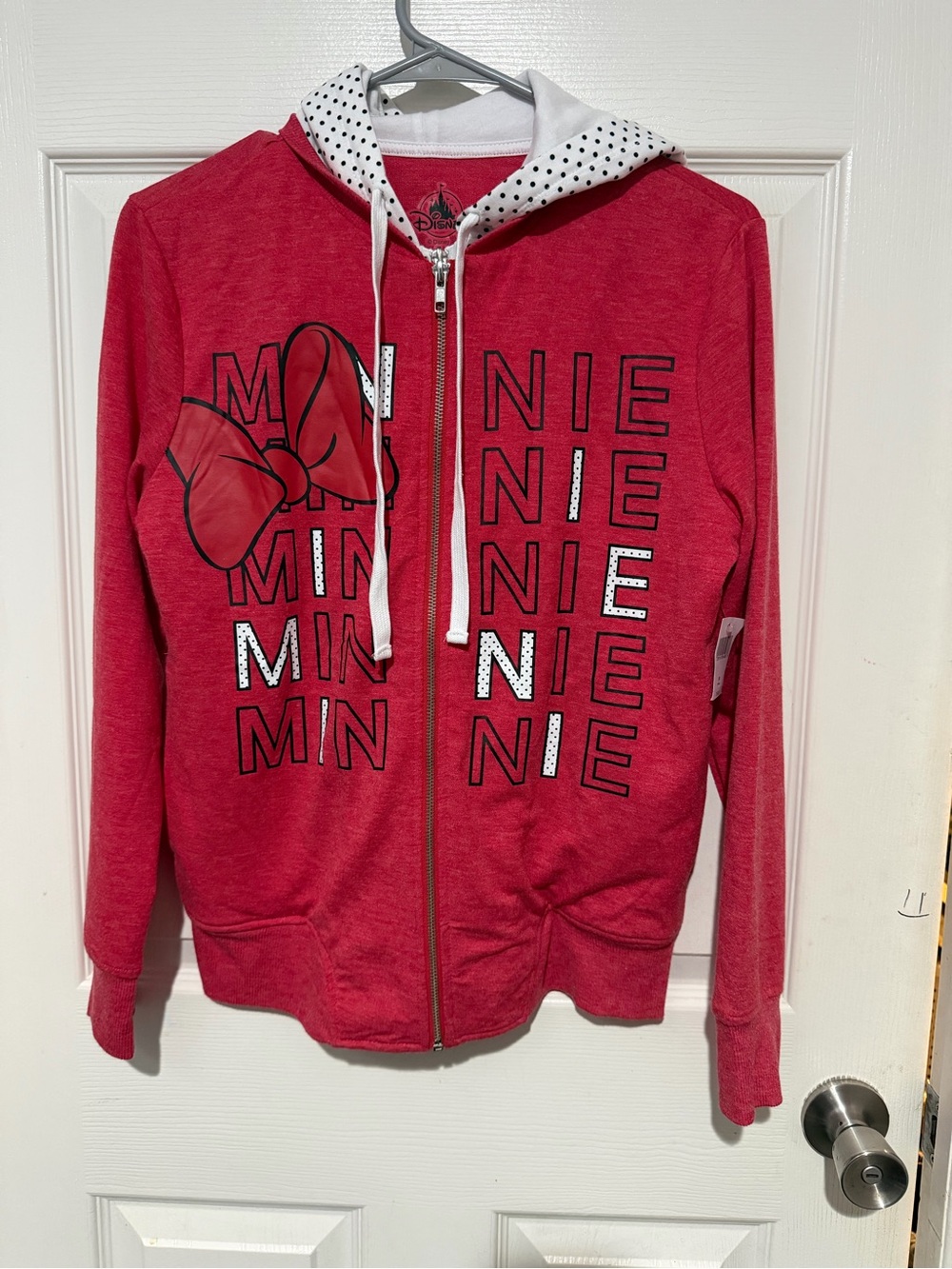 NWT Disney Parks Minnie Zip-Up Hoodie